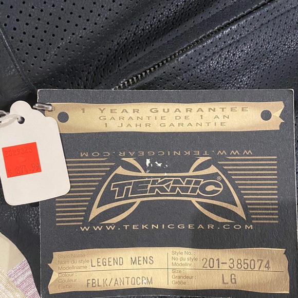 Teknic motorcycle jacket brand new size large - Picture 2 of 3